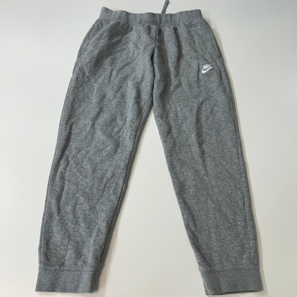 Nike Sportswear Club Fleece Joggers Gray Sweatpants XL Embroidered Logo